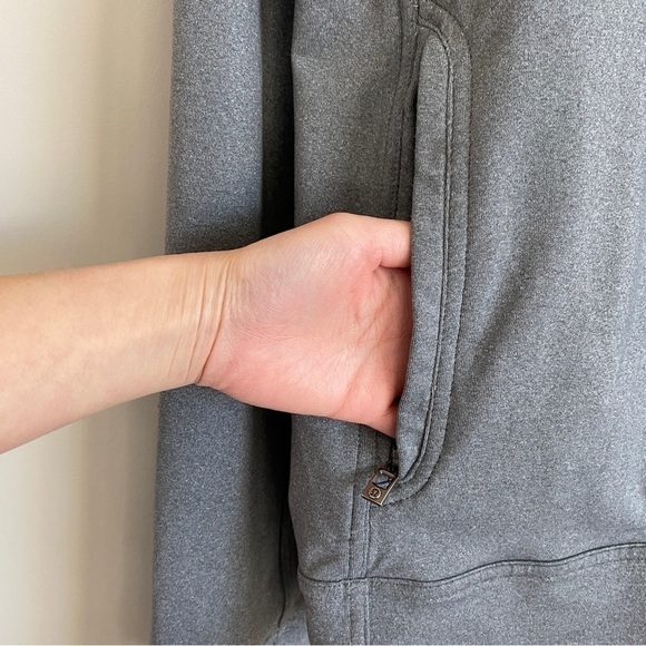 LULULEMON Mens XL Full Zip Stretch Vented Track Jacket Gray - Picture 6 of 9